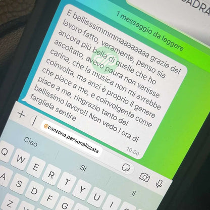 Canzone Personalizzata Distribuita su tutte le Piattaforme Musicali