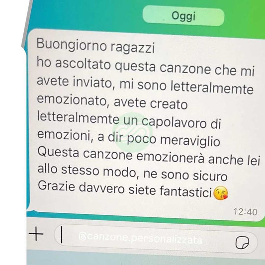 Canzone Personalizzata per Dedica Memorabile