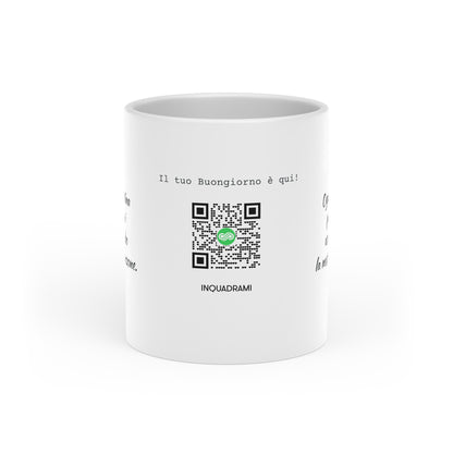 Tazza Buongiorno a forma di Cuore + Canzone Personalizzata image 2