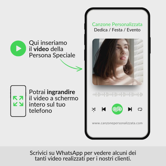 Canzone Personalizzata per ogni occasione Speciale con Video