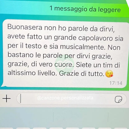 Canzone Personalizzata per Dedica Memorabile
