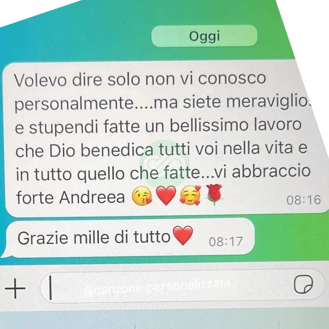 Canzone Personalizzata per Dedica Memorabile
