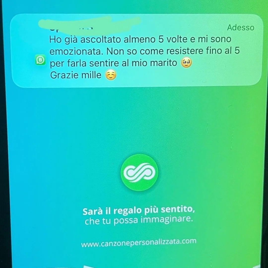 Canzone Personalizzata per Dedica Memorabile